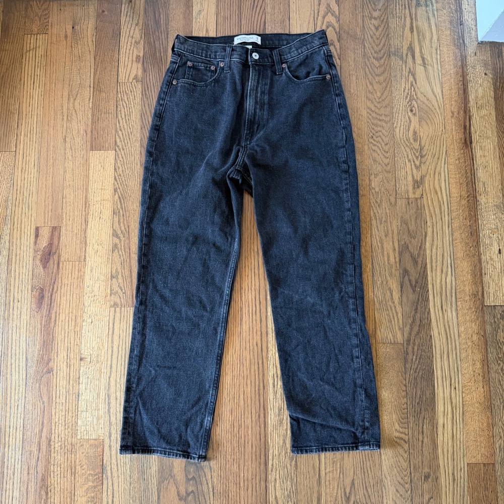 Abercrombie & Fitch Jeans Size 28 6 R Curve Love Ultra High Rise Ankle Straight